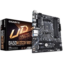 Picture of Gigabyte B450M DS3H WIFI AM4 AMD Micro ATX Motherboard
