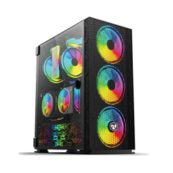 Picture of REVENGER X8 MESH FRONT RGB MID TOWER DESKTOP GAMING CASING