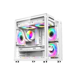 Picture of PC Power PP-H20 WH ICE Cube 2024 Desktop Gaming Casing