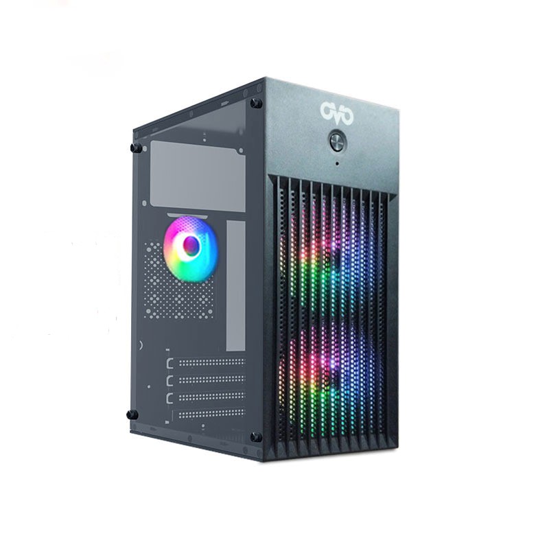 Picture of OVO J-618 B Acrylic RGB Mini-Tower mATX Gaming Casing