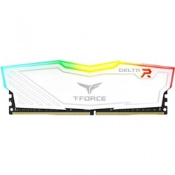 Picture of Team T-Force Delta 8GB 2666MHz DDR4 RGB White Desktop RAM