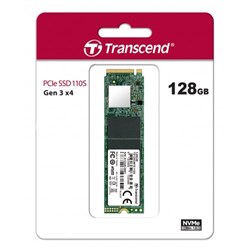Picture of Transcend 110S 128GB M.2 2280 (M-Key) PCIe Gen3x4 SSD Drive