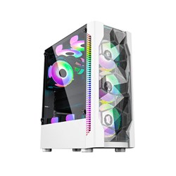 Picture of View One V335DW Gaming Casing 4x RGB Changing Fan