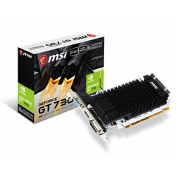 Picture of MSI GeForce GT 730 Kepler DDR3 2GB OC Low Profile Graphics Card