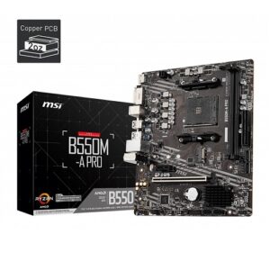 MSI PRO B550M-B AMD AM4 mATX Motherboard