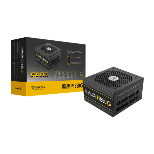 Gamdias HELIOS P2-850G V2 850W 80+ Gold ATX 3.1 & PCIE 5.1 Fully Modular Power Supply