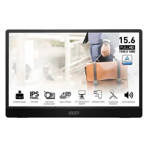 MSI PRO MP161 E2 15.6" IPS FHD Portable Monitor