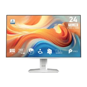 MSI PRO MP243W E14 23.8" 144Hz IPS FHD White Gaming Monitor