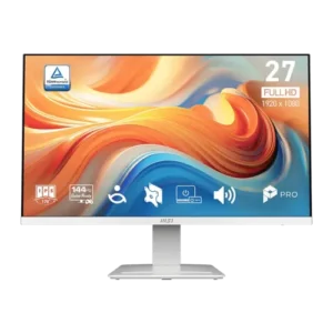 MSI PRO MP273W E14A 27" 144Hz IPS FHD White Gaming Monitor