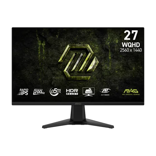 MSI MAG 275QF E20 27" 200Hz Rapid IPS WQHD Gaming Monitor